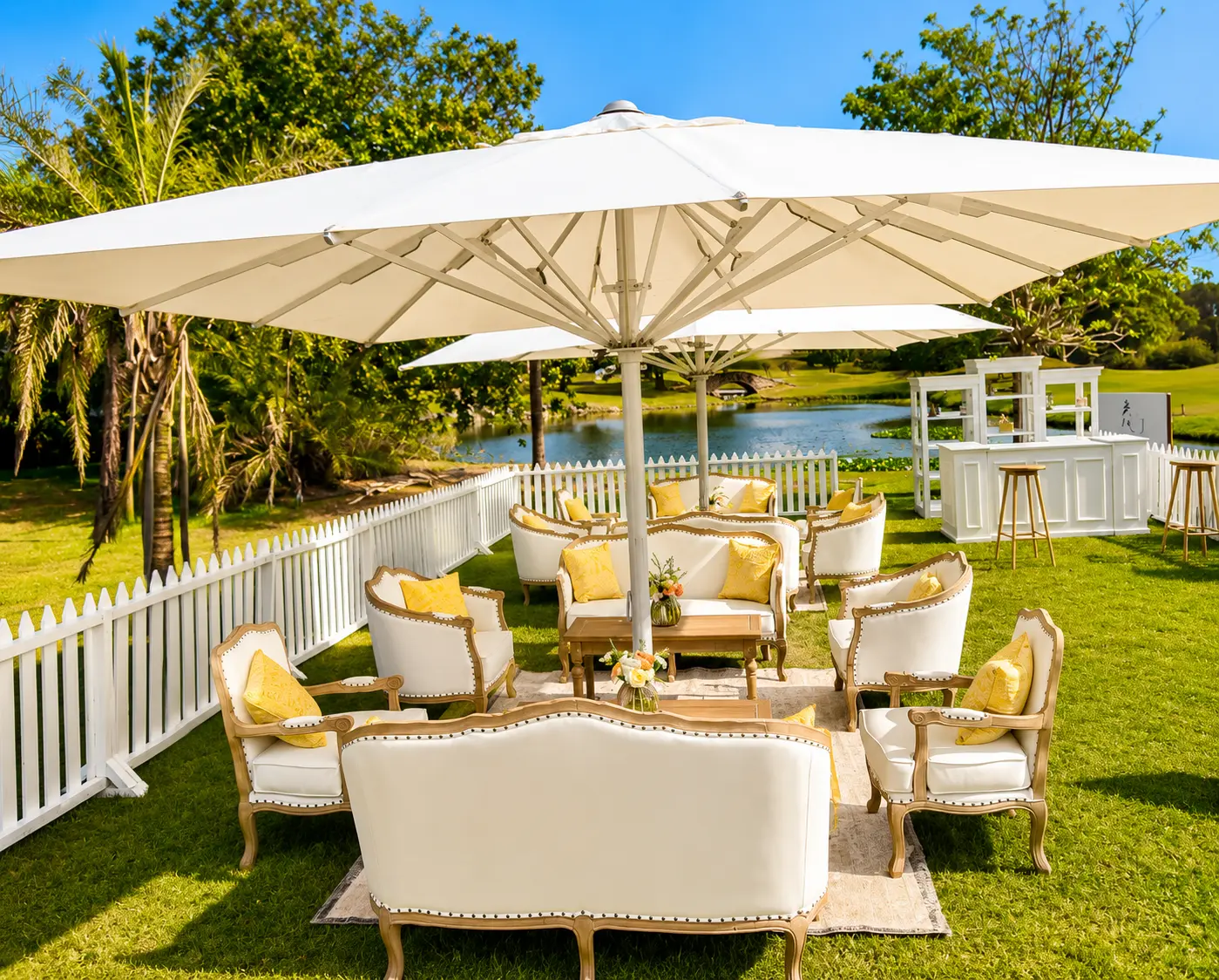 Garden Umbrella Lounge by Boss Events & Entertainment KE