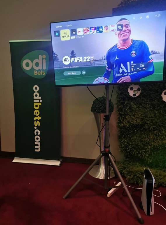 Display screens installed for a corporate event in Nairobi