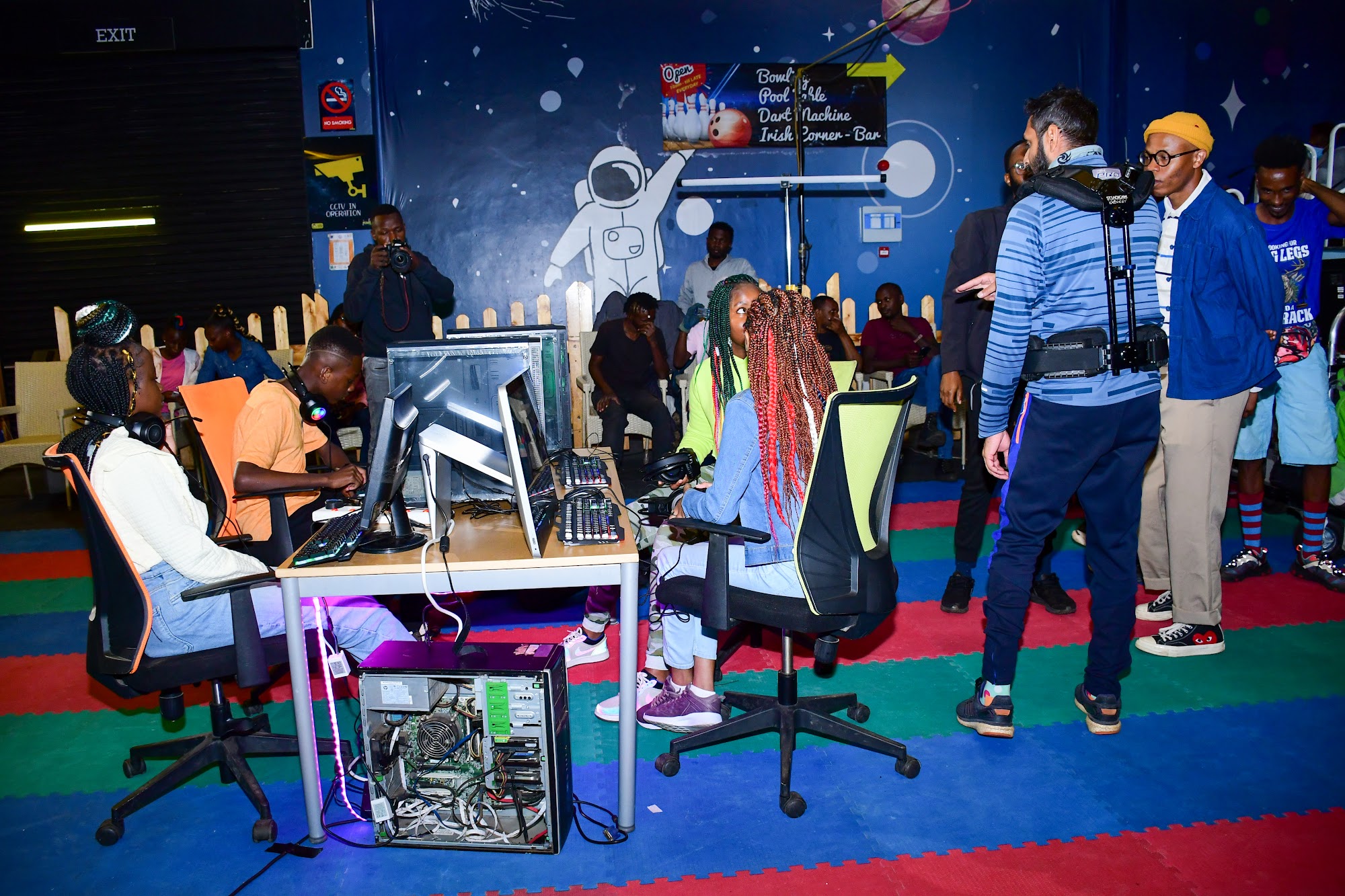 Boss Events photography and lighting set up on location in Kenya