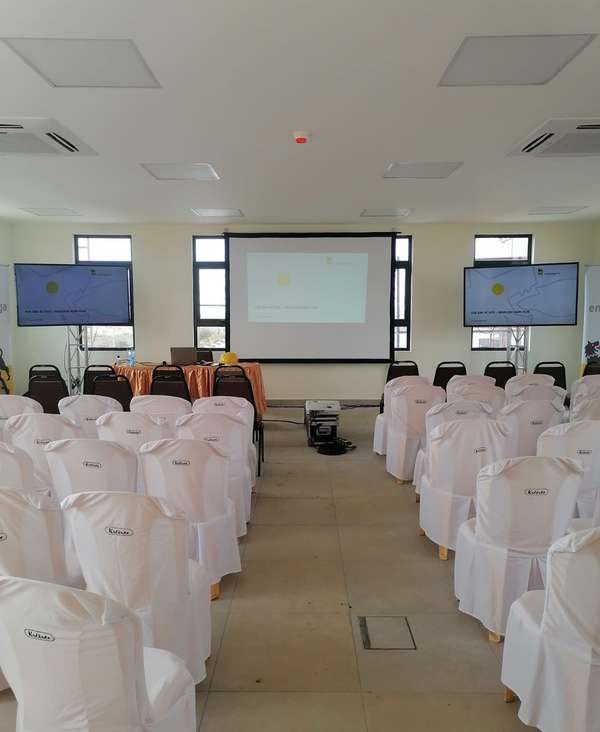 Projection equipment for a corporate presentation in Nairobi