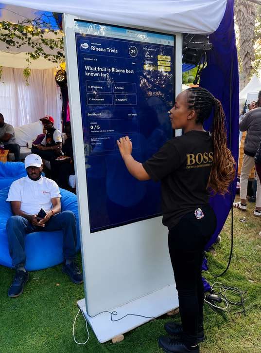 Interactive Screens by Boss Events & Entertainment KE
